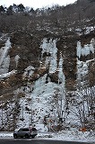 出合の氷壁